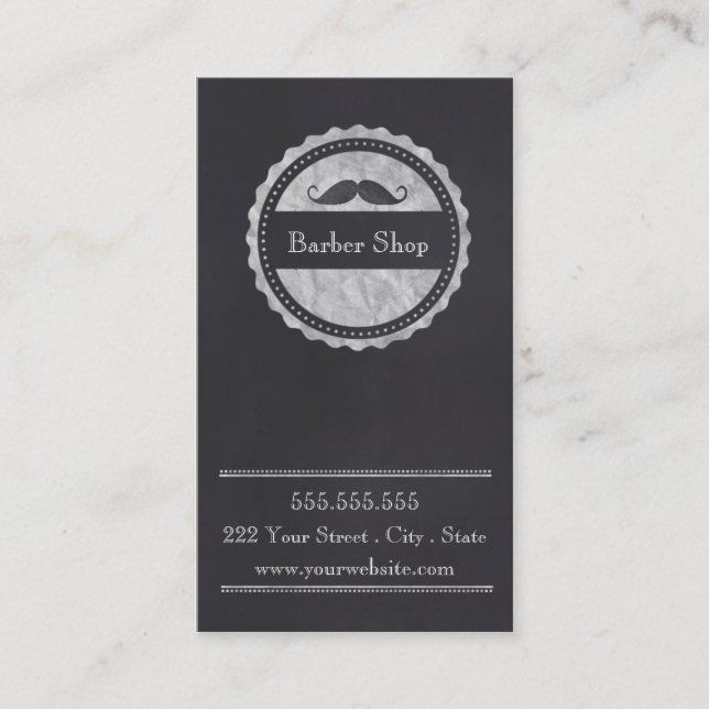Friseursalon-Kundenloyalitäts-Visitenkarte Treuekarte (Vorderseite)