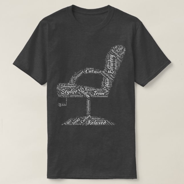 Friseursalon Lehrstuhl WORD Term Shirt (Design vorne)