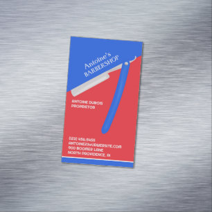 Friseursalon Magnetische Visitenkarte