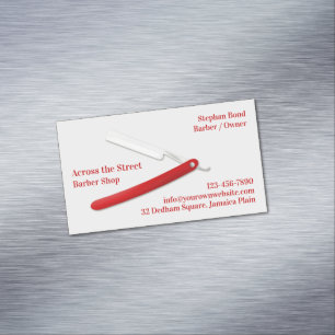 Friseursalon Magnetische Visitenkarte