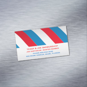 Friseursalon Magnetische Visitenkarte
