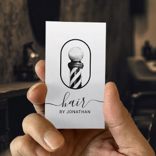 Friseursalon Minimalistisch Hair Stylist  Visitenkarte