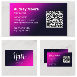 Friseursalon Moderne Visitenkarte
