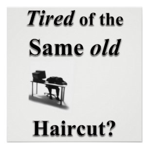 Friseursalon, Nagelstudio, Barbierposter Poster