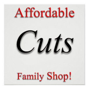 Friseursalon, Nagelstudio, Barbierposter Poster