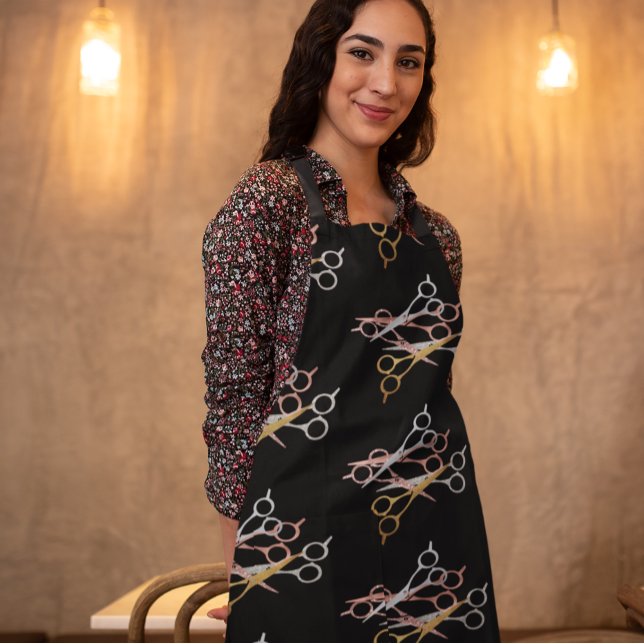 Friseursalon Rose Goldschere Schürze (Von Creator hochgeladen)