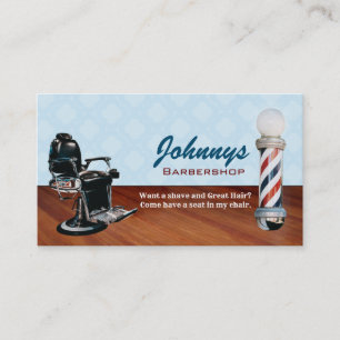 Friseursalon-Slogan-Visitenkarten Visitenkarte