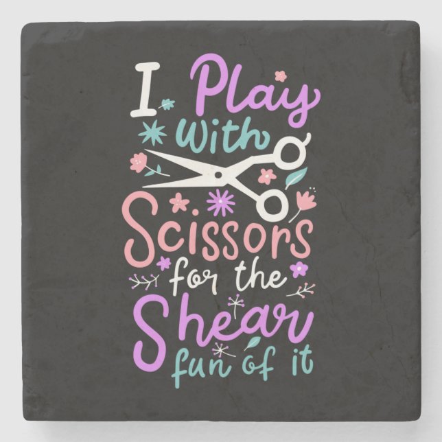 Friseursalon Steinuntersetzer (Vorderseite)