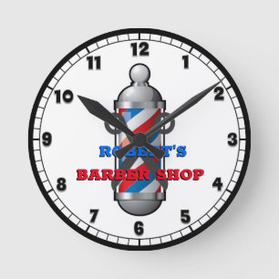Friseursalon - Stollenloch - Runde Uhr