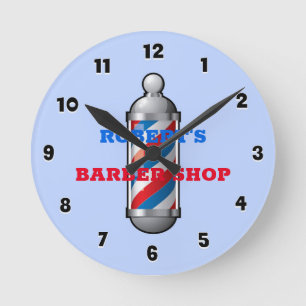 Friseursalon - Stollenloch - Runde Uhr