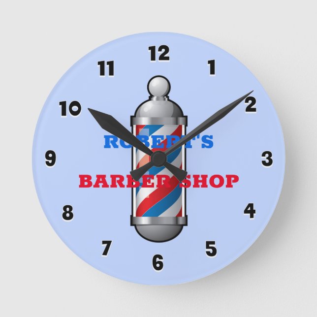 Friseursalon - Stollenloch - Runde Uhr (Vorderseite)
