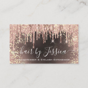 Friseursalon Stylist Friseur Nails Makeup Beauty Visitenkarte