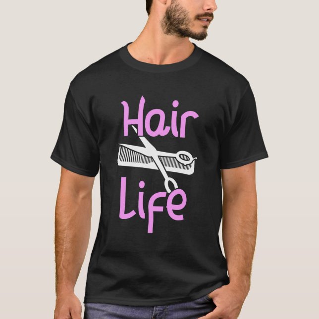 Friseursalon T-Shirt (Vorderseite)