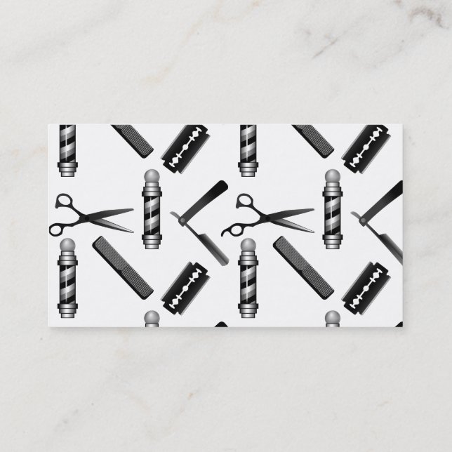 Friseursalon Visitenkarte (Rückseite)