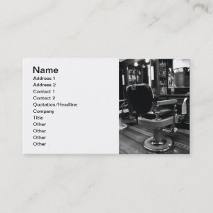 Friseursalon-Visitenkarte Visitenkarte