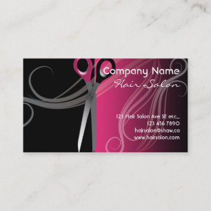 Friseursalon-Visitenkarten Visitenkarte