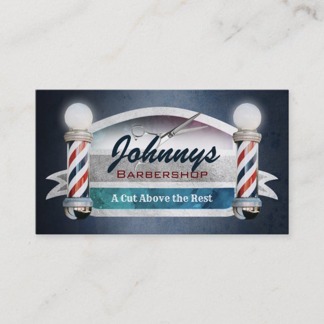 Friseursalon-Visitenkarten Visitenkarte (Vorderseite)