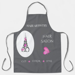 Friseursalons-Schere für Boutique-Markenbildung Schürze