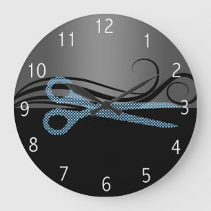 Friseursalonuhr Große Wanduhr