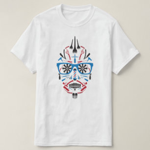 Friseursalonzuckerschädel T-Shirt
