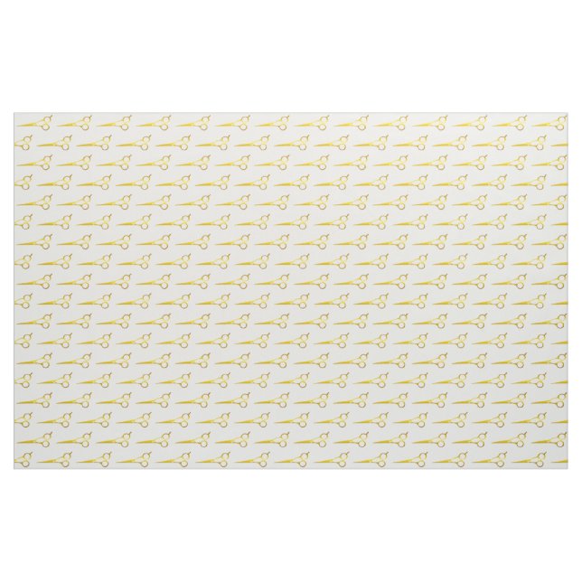 Friseurschere Muster Haarstil Stoff (Yard (91,4 cm))