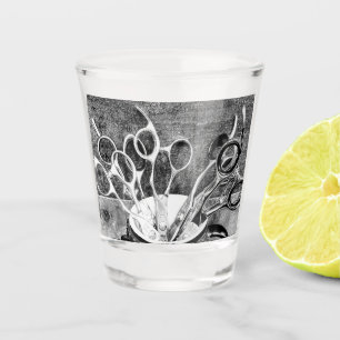Friseurscheren - Werkzeuge für den Handel Schnapsglas