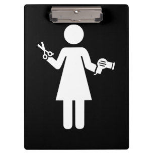 Friseursymbol Klemmbrett