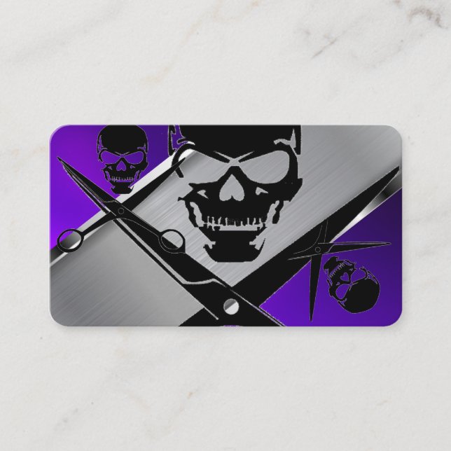 Friseurvorlage Visitenkarte (Vorderseite)