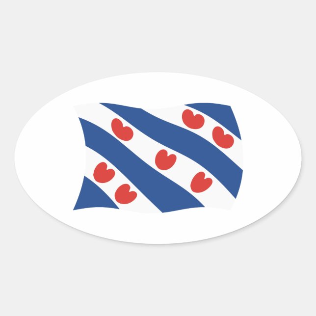 Frisian Flag Sticker (Vorderseite)