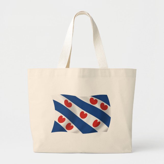 Frisians Flag Tote Bag Jumbo Stoffbeutel (Vorne)
