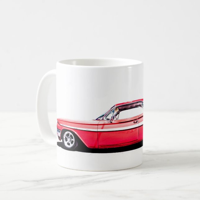 Frisierte Auto Coffee Cup Kaffeetasse (Vorderseite Links)