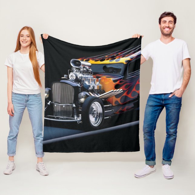 Frisierte Auto Fleecedecke (Beispiel)