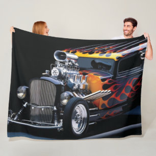 Frisierte Auto Fleecedecke