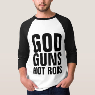 FRISIERTE AUTO, GUNS und GOD-T - Shirt