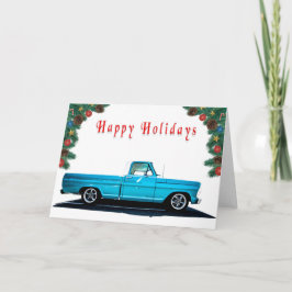 Frisierte Auto Holiday Card Karte