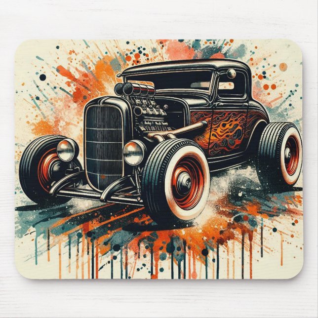 Frisierte Auto Mousepad (Vorne)