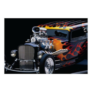 Frisierte Auto Poster