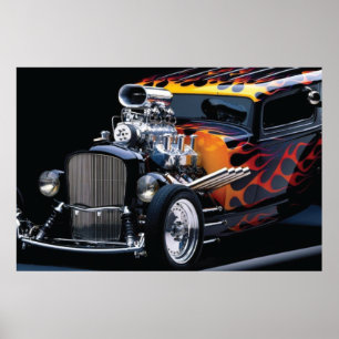 Frisierte Auto Poster
