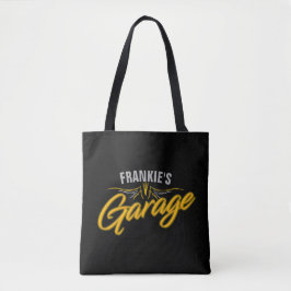 Frisierte Auto Retro Neon Style Biker Custom Garag Tasche