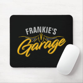 Frisierte Auto Retro Pinstripes Biker Custom Garag Mousepad