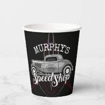 Frisierte Auto Speed Shop INDIVIDUELLE NAME Pinstr