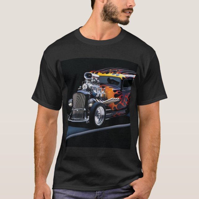 Frisierte Auto T-Shirt (Vorderseite)