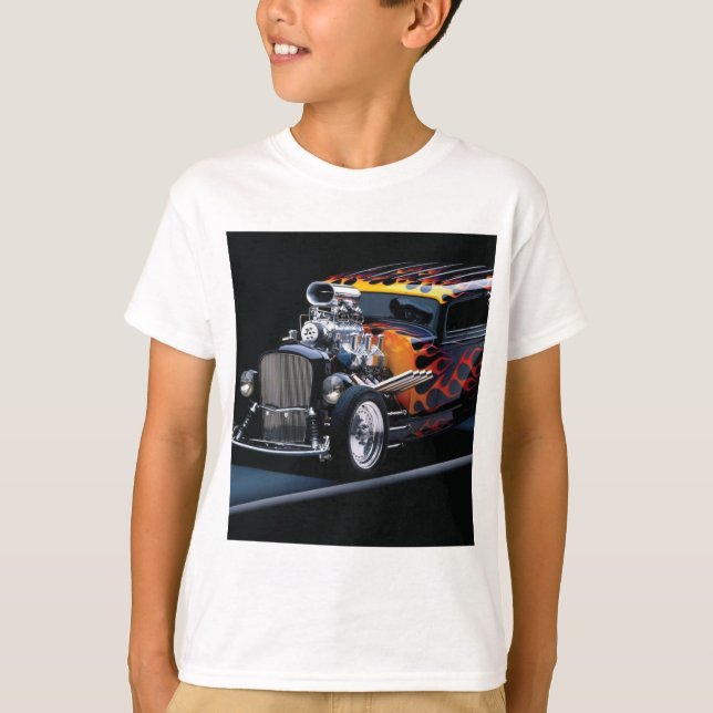 Frisierte Auto T-Shirt (Vorderseite)