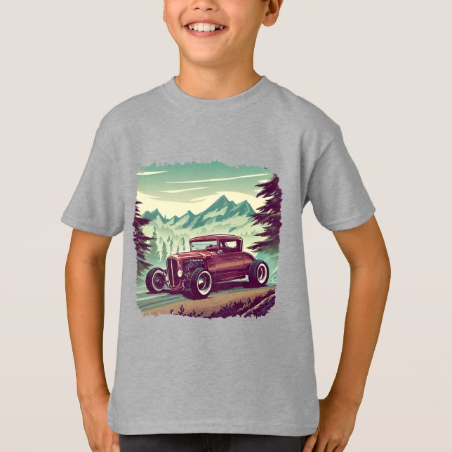 Frisierte Auto T-Shirt (Vorderseite)