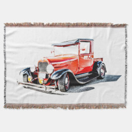 Frisierte Auto Throw Blanket Decke