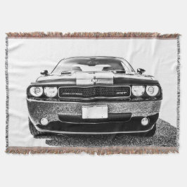 Frisierte Auto Throw Blanket Decke
