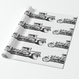 frisierte Auto Wrapping Paper Geschenkpapier