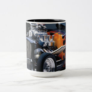 Frisierte Auto Zweifarbige Tasse