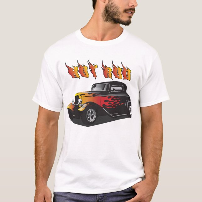 Frisiertes Auto T-Shirt (Vorderseite)