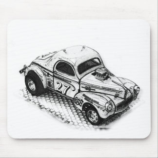 Frisiertes Auto Willy 27 Mousepad